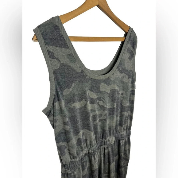JANE AND DELANCEY Camouflage Camo Print Sleeveless Lounge Jumpsuit One Piece - Picture 5 of 8